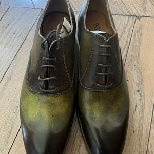 Men's Two-Tone burnish Leather Oxfords size 9/43